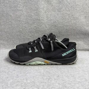 Merrell Shoes Women Size 10.5 Trail Glove 6 Black Vibram Running Sneaker J135384